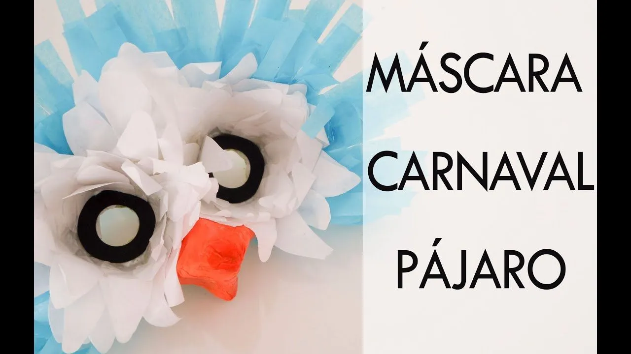 Comó hacer una máscara de carnaval. Pájaro.Tutorial paso a paso. | CON P DE PAPEL - YouTube Comó hacer una máscara de carnaval. Pájaro.Tutorial paso a paso. | CON P DE PAPEL - YouTube