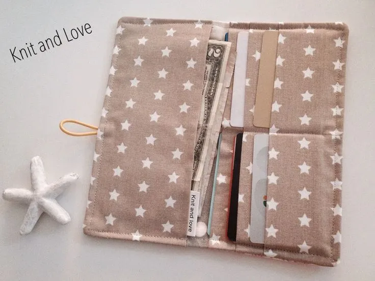 CÓMO HACER UN MONEDERO DE TELA COSTURA FÁCIL/ LINEN WALLET ...