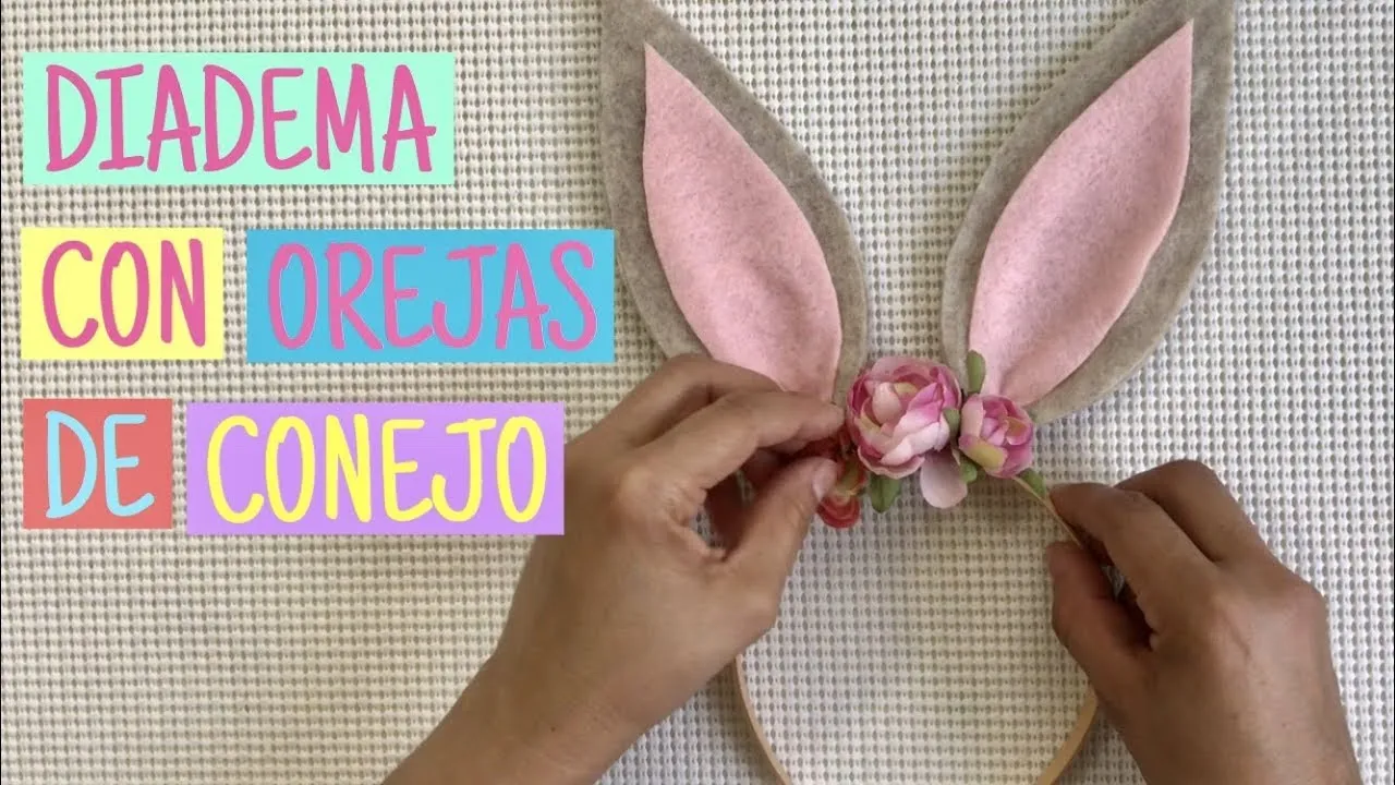 CÓMO HACER OREJAS DE CONEJO - YouTube