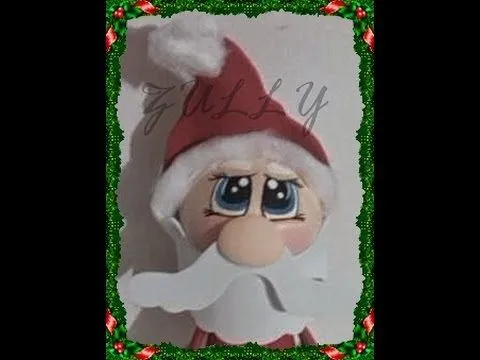 CÓMO PINTAR OJOS DE FOFUCHO PAPÁ NOEL - YouTube