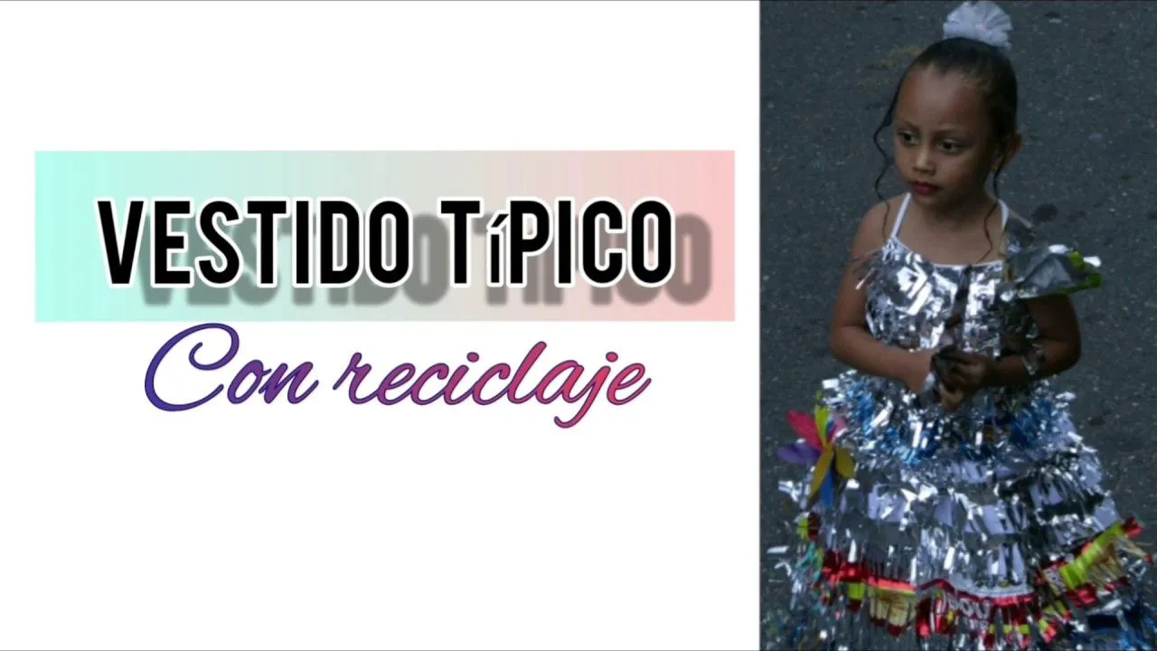 CÓMO HACER UN VESTIDO TÍPICO CON RECICLAJE - YouTube CÓMO HACER UN VESTIDO TÍPICO CON RECICLAJE - YouTube