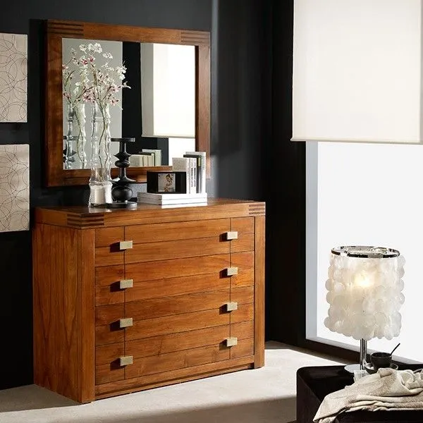 CÓMODA MADERA DE TEKA - MobelSanz