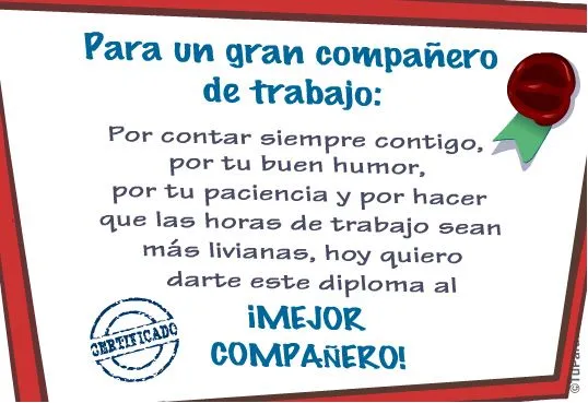 Para un gran compañero, Diplomas especiales, tarjetas Para un gran compañero, Diplomas especiales, tarjetas