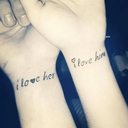 Comparten algún tattoo con tu pareja