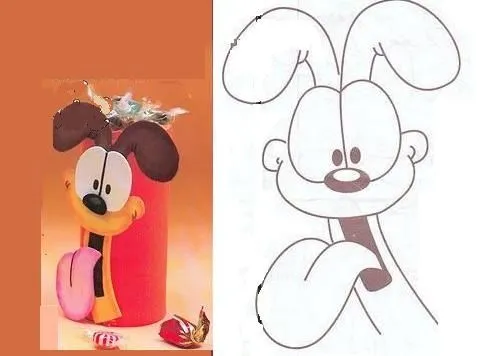 Compartiendo con mis amigas ♥: ♥ Dulcero perrito ♥