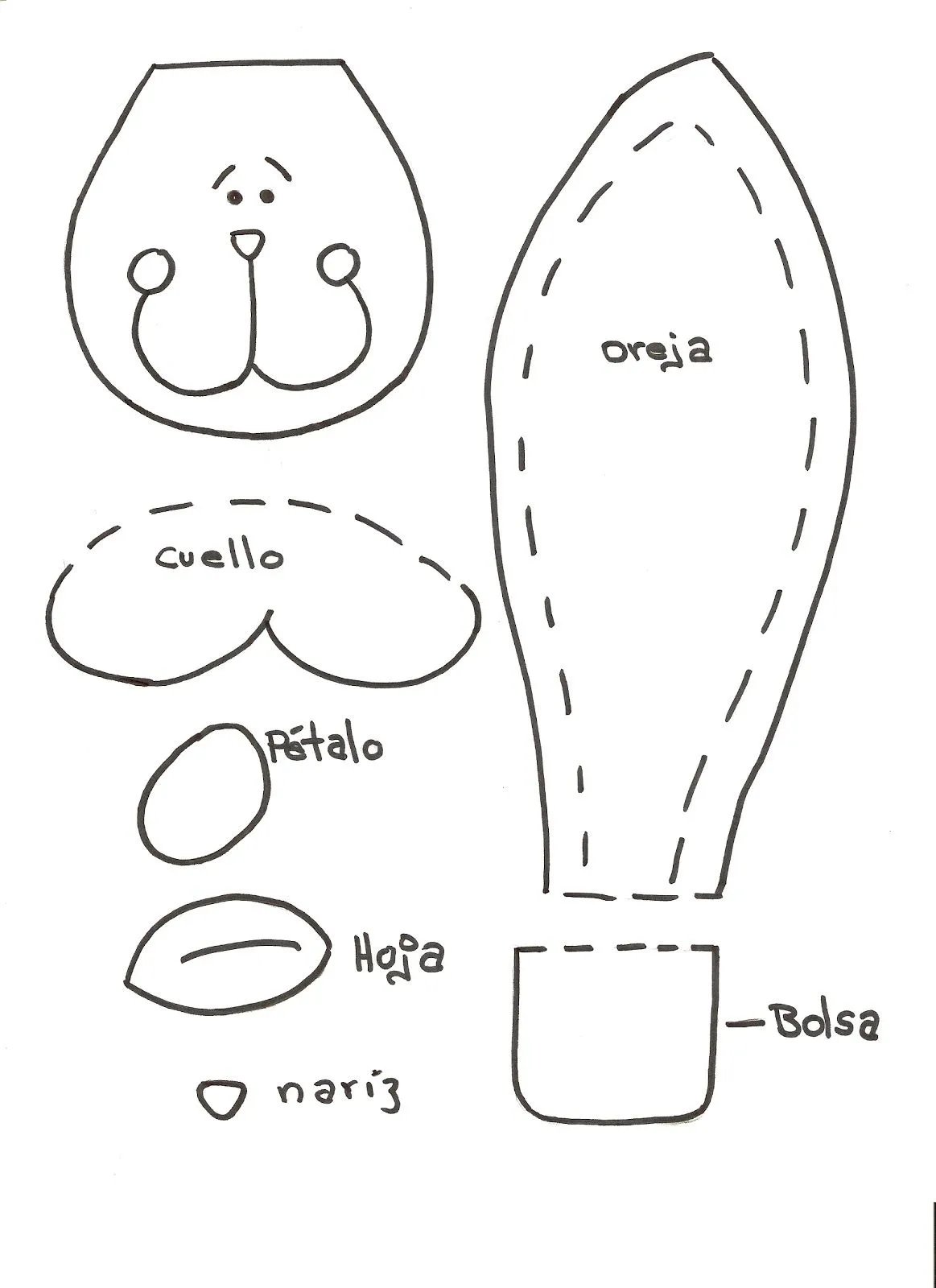 Compartiendo con mis amigas ♥: ♥ Juego de baño coneja con molde ♥