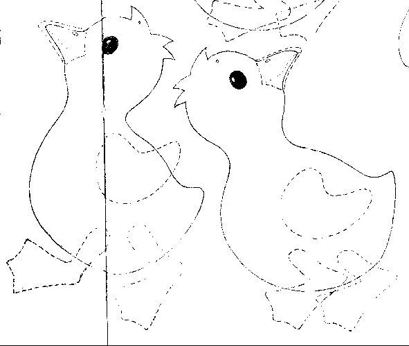 Compartiendo con mis amigas ♥: ♥ Móvil patitos con moldes Compartiendo con mis amigas ♥: ♥ Móvil patitos con moldes