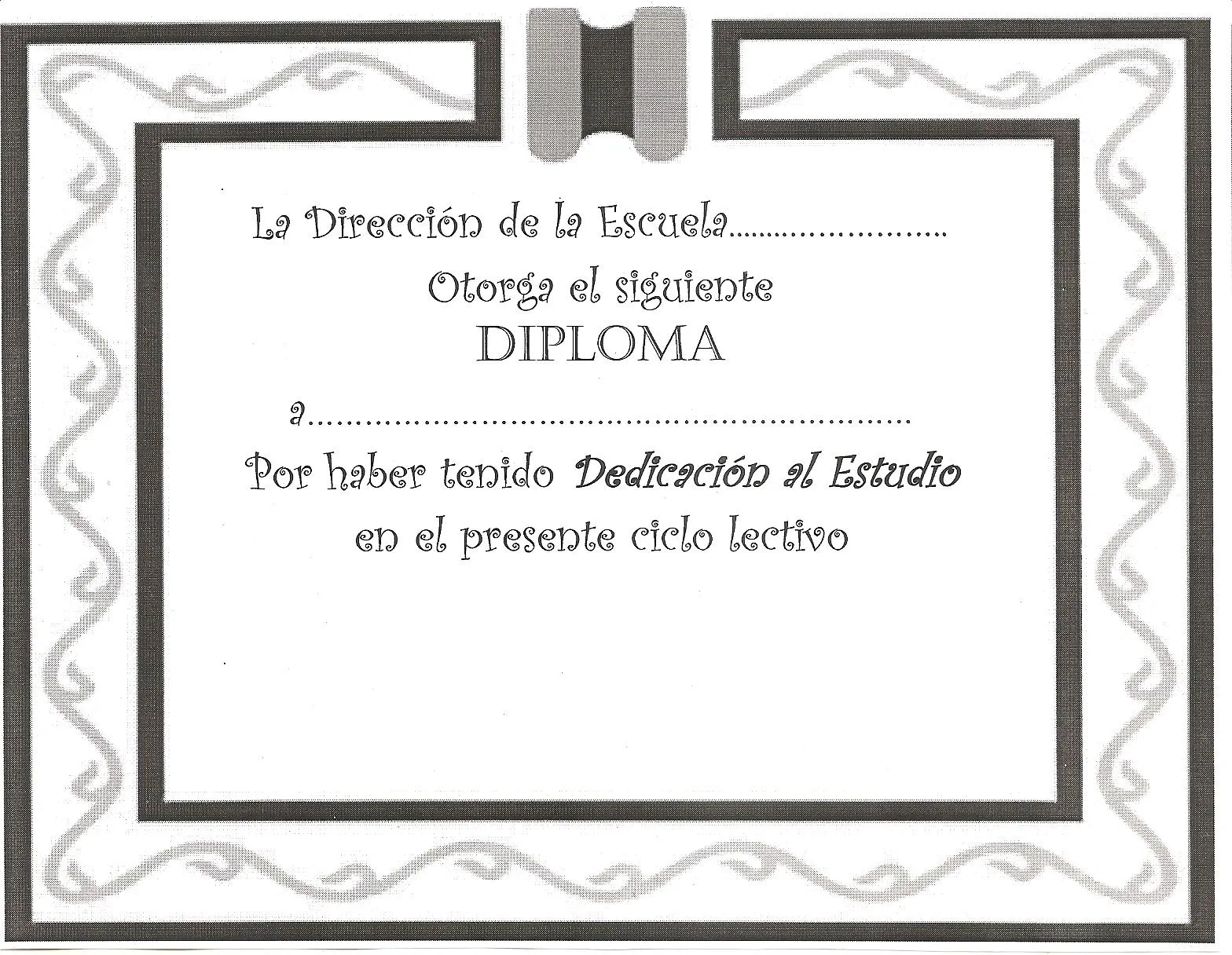 Compartiendo Ideas: diplomas de fin de año