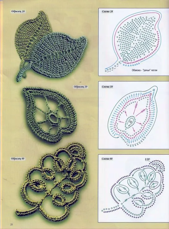 Para complementar las flores, estas bellas hojas.... | Tejidos en ... Para complementar las flores, estas bellas hojas.... | Tejidos en ...