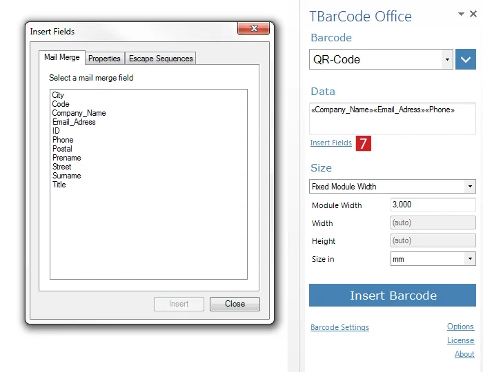 Complemento de código de barras para Word, creación de códigos de ... Complemento de código de barras para Word, creación de códigos de ...
