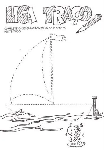 COMPLETAR DIBUJOS CON PUNTOS PARA HACER LINEAS COMPLETAR DIBUJOS CON PUNTOS PARA HACER LINEAS