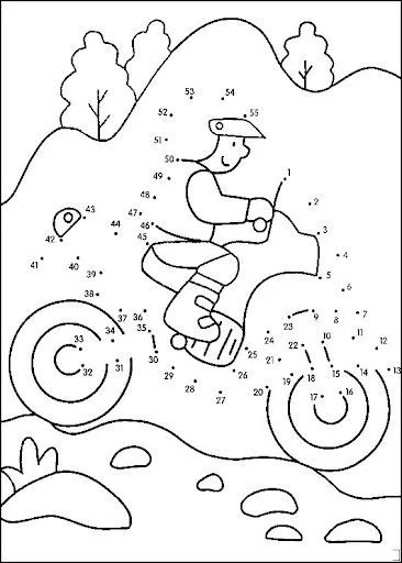 COMPLETAR DIBUJOS AL UNIR PUNTOS