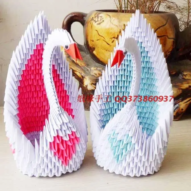 Compra 3d origami swan online al por mayor de China, Mayoristas de ... Compra 3d origami swan online al por mayor de China, Mayoristas de ...