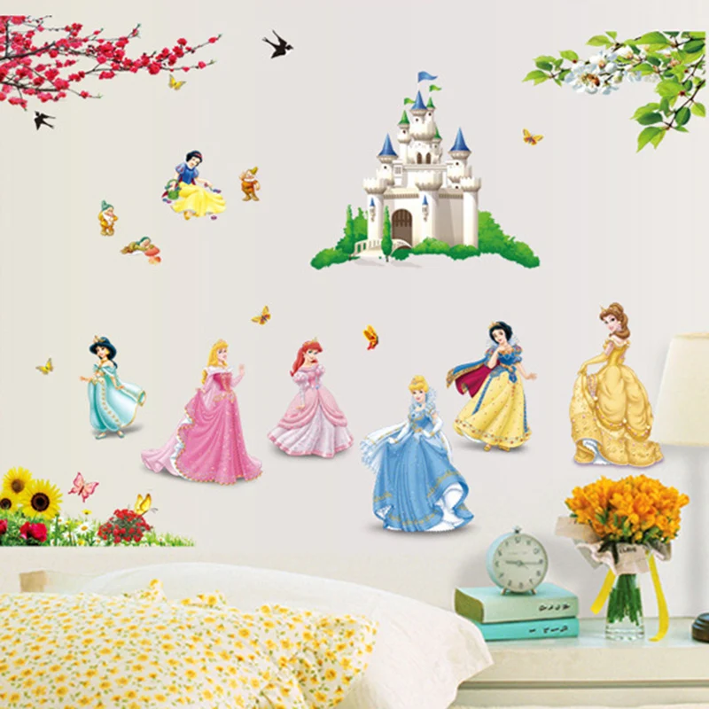 Compra 3d wallpaper for princess online al por mayor de China ...