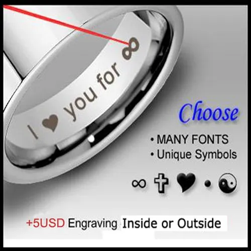 Compra anillos de tungsteno grabado online al por mayor de China ... Compra anillos de tungsteno grabado online al por mayor de China ...