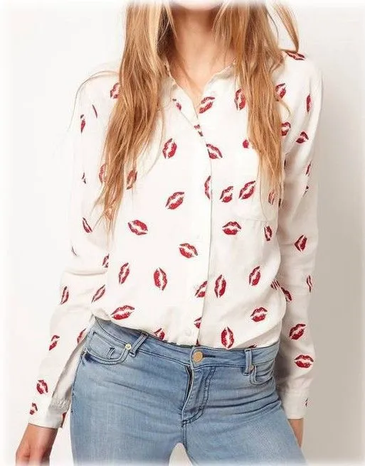 Compra blouse the kisses online al por mayor de China, Mayoristas ...