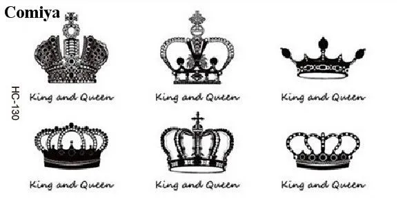 Compra diseños de tatuaje de la corona para los hombres online al ...