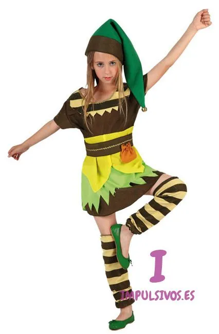 Compra tu disfraz de duende para niña por 13,25 € Compra tu disfraz de duende para niña por 13,25 €