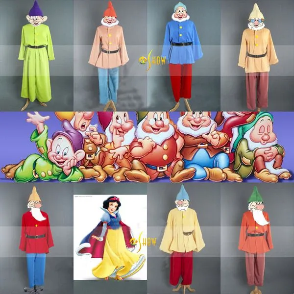 Compra siete enanos de disfraces de Halloween online al por mayor ...