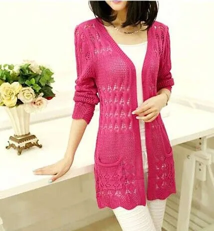 Compra hand summer crochet sweater online al por mayor de China ...