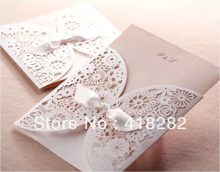 Compra invitaciones de la boda de encaje online al por mayor de ... Compra invitaciones de la boda de encaje online al por mayor de ...
