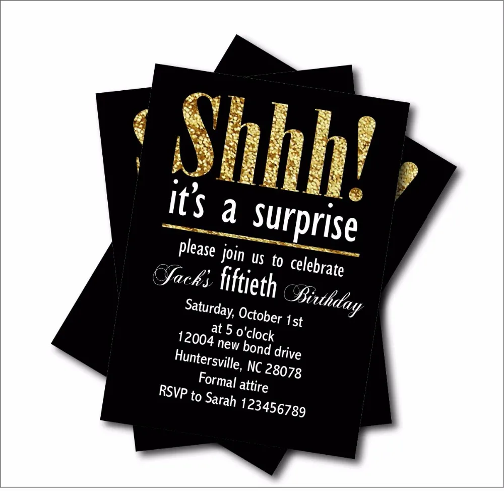 Compra Invitaciones de cumplea&ntilde;os para adultos online al ...