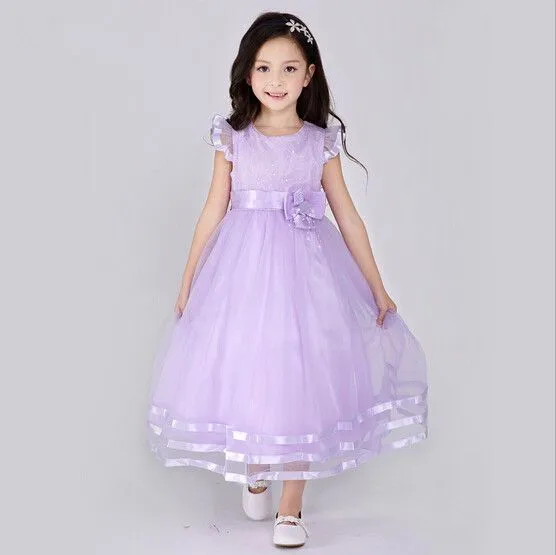Compra lila vestido de niña de las flores online al por mayor de ... Compra lila vestido de niña de las flores online al por mayor de ...