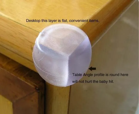 Compra mesa de vidrio protectores de la esquina online al por ...