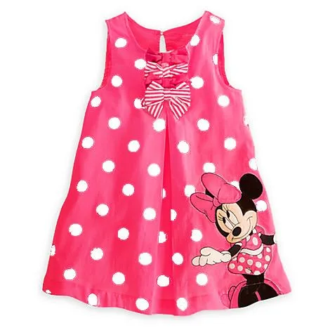 Compra Minnie Mouse vestido rosa online al por mayor de China ...
