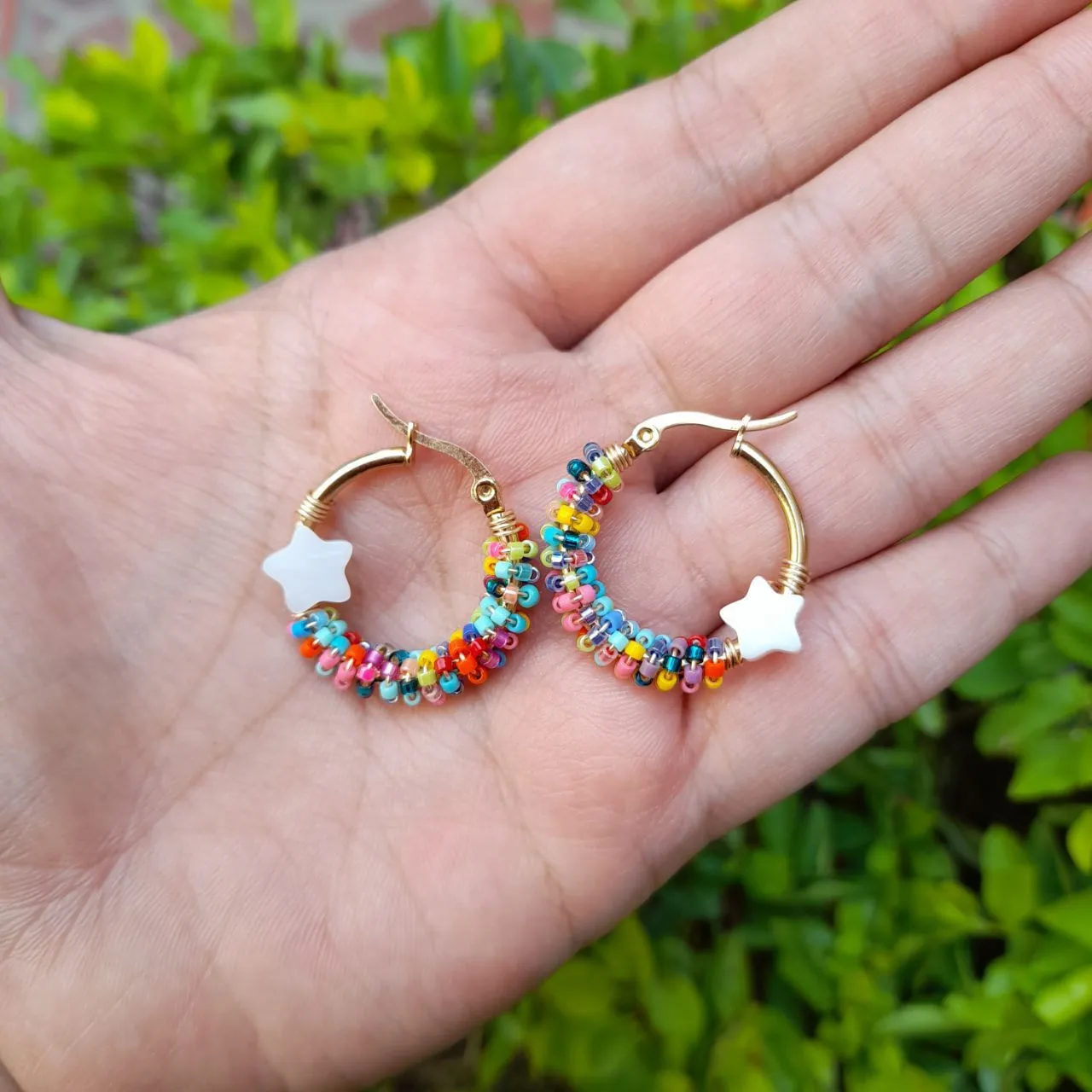 Compra online aretes en oro y tejidos para mujer de moda - LiloMarket  Etiquetado "miyuki" - lilomarket