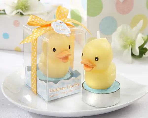 Compra pato de goma suministros baby shower online al por mayor de ...