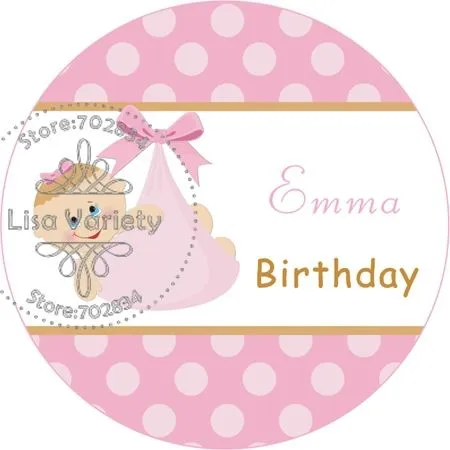 Compra pegatinas nombre para baby showers online al por mayor de ...