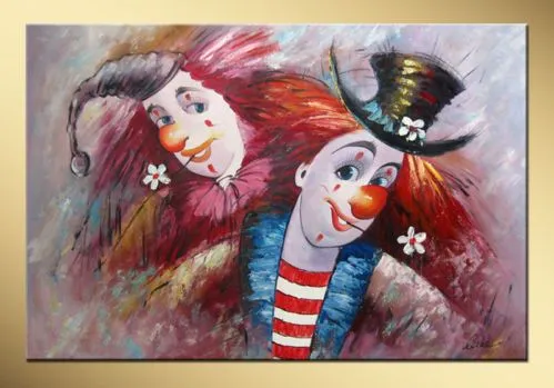 Compra pinturas de payasos online al por mayor de China ...