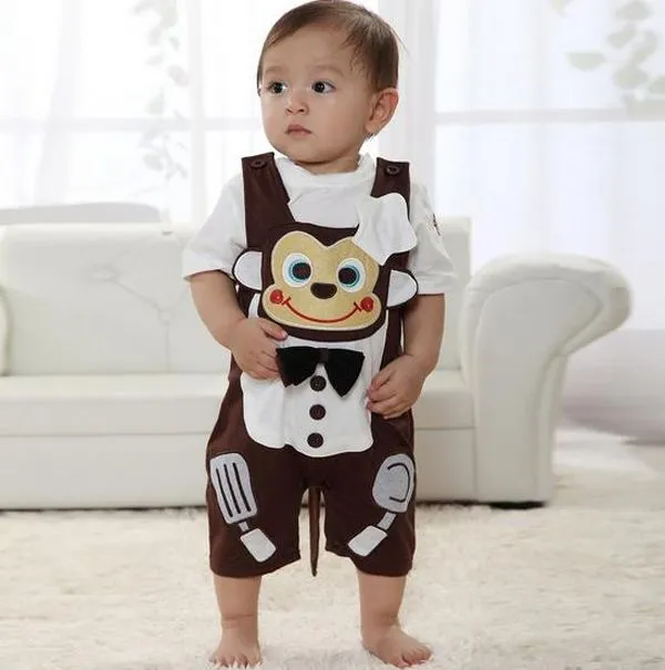 Compra la ropa del bebé del mono del muchacho online al por mayor ...
