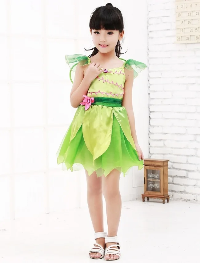 Compra tinkerbell vestidos para niñas online al por mayor ...