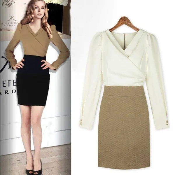 Compra vestido casual modesta online al por mayor de China ...