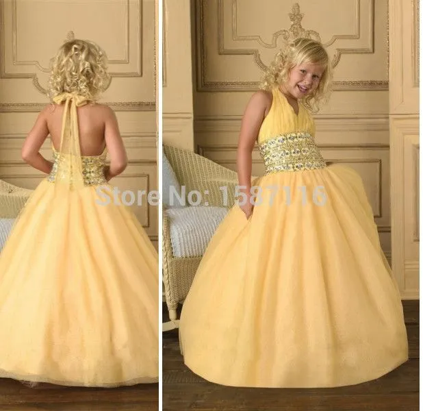 Compra vestidos del desfile de las niñas baratos online al por ...