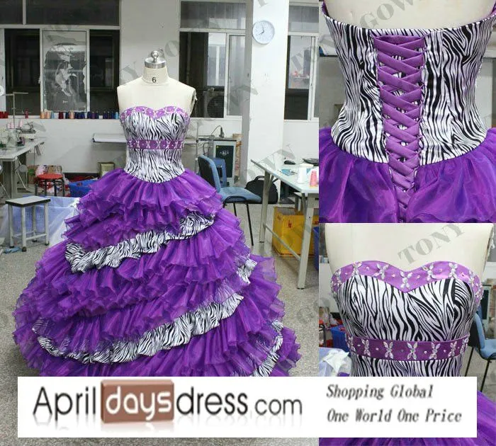 Compra zebra vestido de la boda online al por mayor de China ... Compra zebra vestido de la boda online al por mayor de China ...