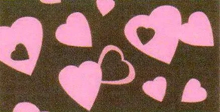 Comprar Goma Eva 35x47 Corazones Rosa Fondo Café 2mm | Arcilla de ...