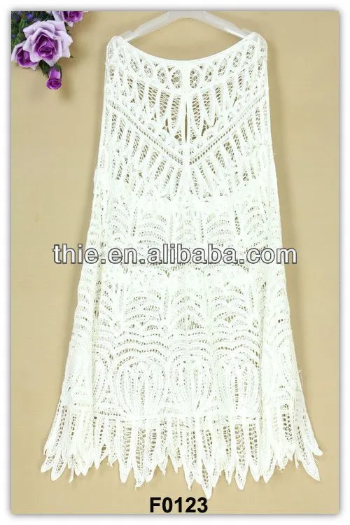 Patrones faldas largas a crochet - Imagui