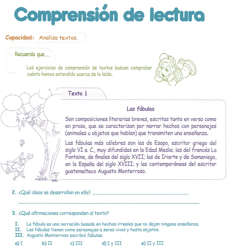 Comprensión de Lectura para niños 4° Grado Primaria | Razonamiento ... Comprensión de Lectura para niños 4° Grado Primaria | Razonamiento ...