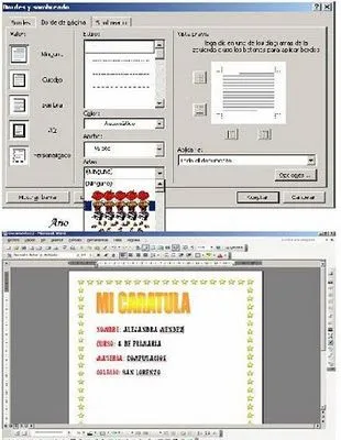 COMPUTACION E INFORMATICA: CREAR UNA CARATULA CON WORD