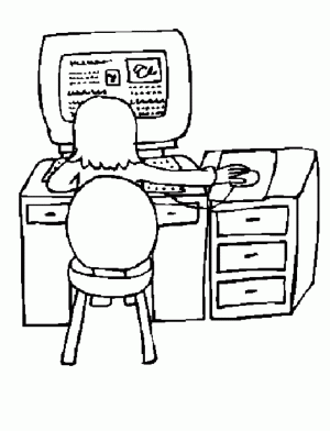 Computadora para colorear