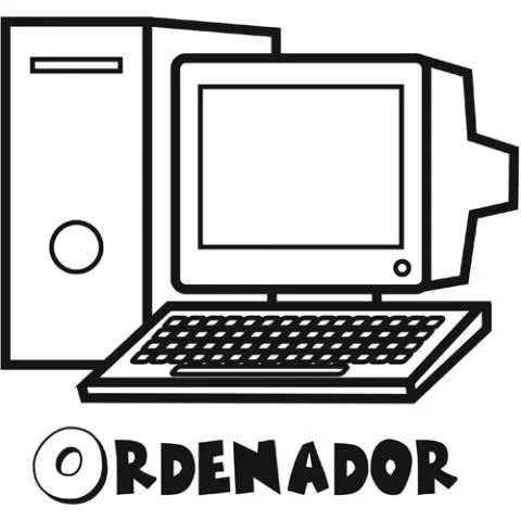 Dibujos de monitor de computadora para colorear - Imagui