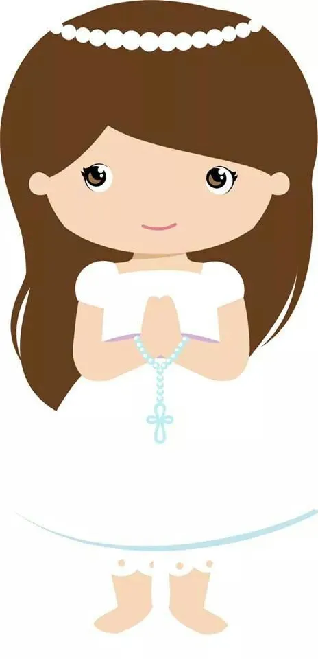 primera comunión niña | digi stamp | Pinterest