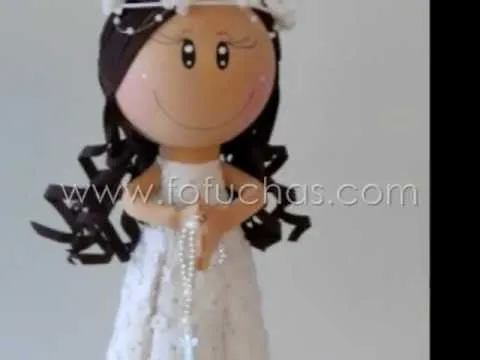 Fofucha Personalizada Primera Comunión. - YouTube Fofucha Personalizada Primera Comunión. - YouTube
