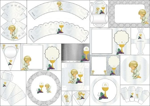 Primera Comunión: Etiquetas para Imprimir Gratis. | Ideas y ... Primera Comunión: Etiquetas para Imprimir Gratis. | Ideas y ...