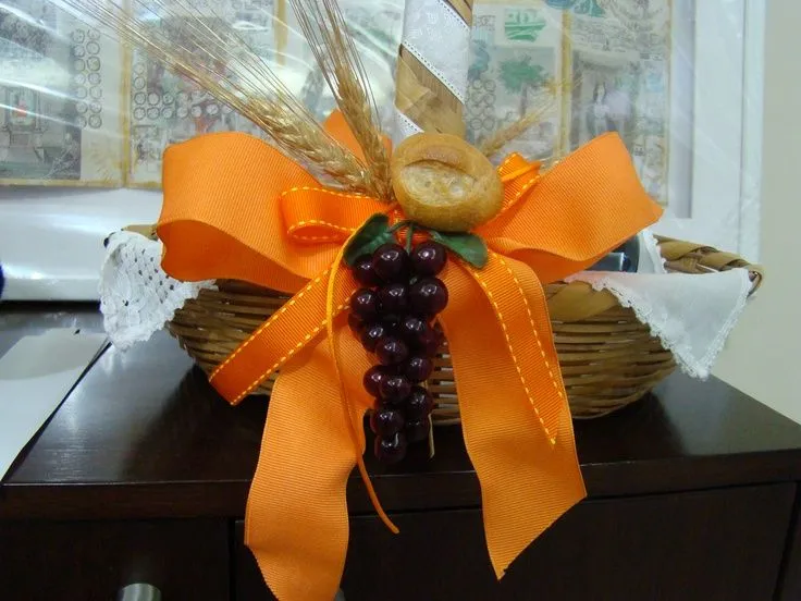 Canasta de Ofrendas / Decoration for First Communion | first ... Canasta de Ofrendas / Decoration for First Communion | first ...