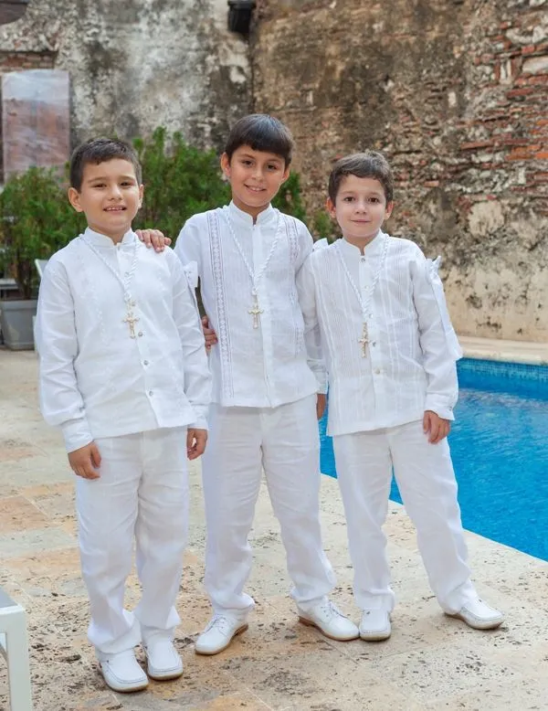 Trajes de primera comunión para niño guayabera - Imagui
