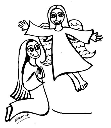 LA CONCEPCION DE LA VIRGEN MARIA EN LAMINAS PARA COLOREAR LA CONCEPCION DE LA VIRGEN MARIA EN LAMINAS PARA COLOREAR